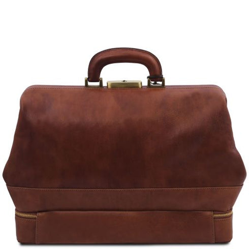 Giotto - Exclusive double-bottom leather doctor bag